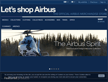 Tablet Screenshot of airbus-shop.com